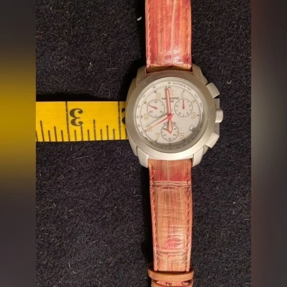 Katherine Tess watch,‎ large,pink band